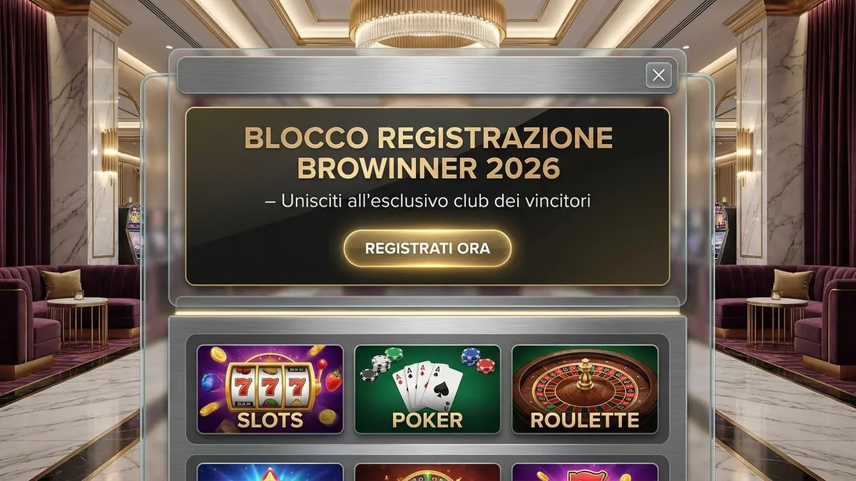 Registrazione con bonus